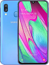 Best available price of Samsung Galaxy A40 in Saotome